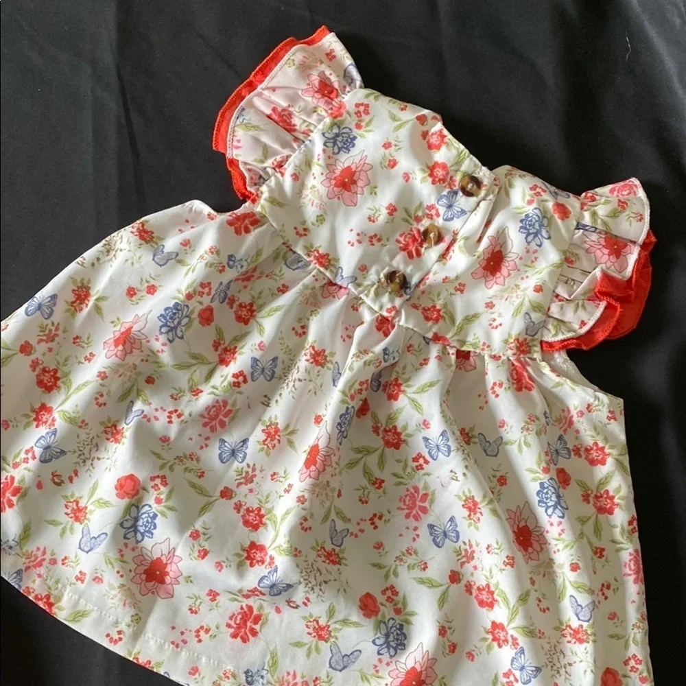 Floral Dress and Matching Shorts Set